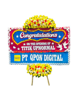 Karangan Bunga Papan - Congratulations - New 001