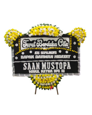 Karangan Bunga Papan - Dukacita - New 003