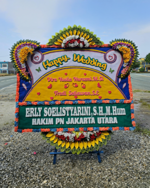 Bunga Papan Wedding - Pekanbaru 14