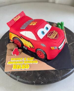 Esensia Cake Cars Lightning McQueen 3D
