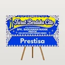 Papan bunga duka cita di Jakarta