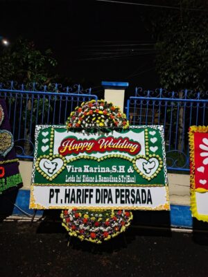 Bunga Papan Wedding - Bandar Lampung 14