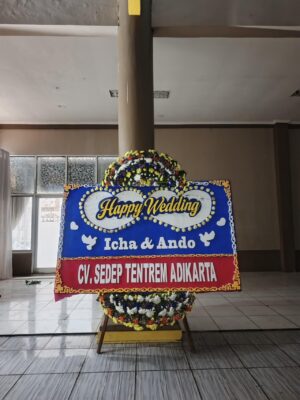 Bunga Papan Wedding - Bandar Lampung 09