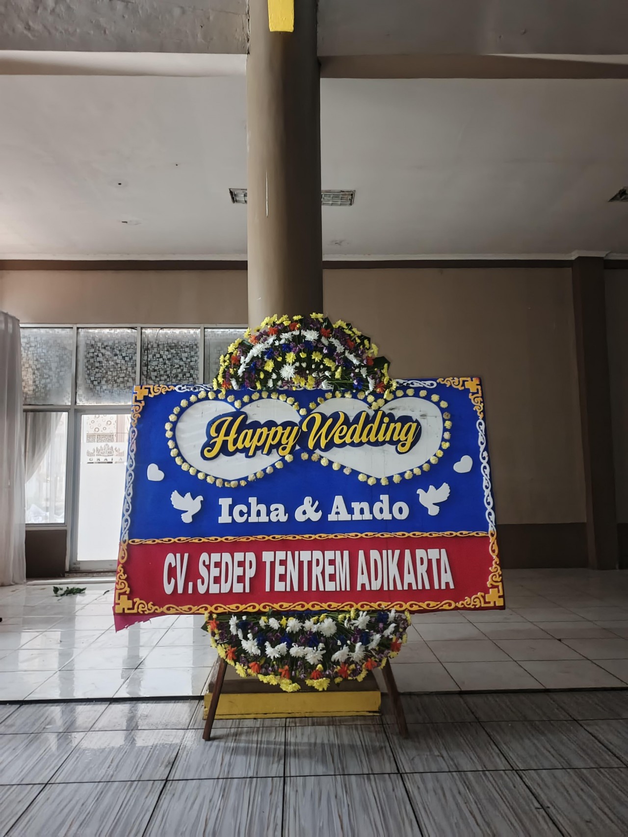 Bunga Papan Wedding - Bandar Lampung 09