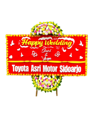 Bunga Papan Wedding - Cirebon 09