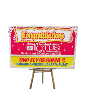 Bunga Papan Congratulations - Cirebon 006
