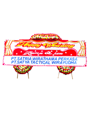 Bunga Papan Wedding - Cirebon 14