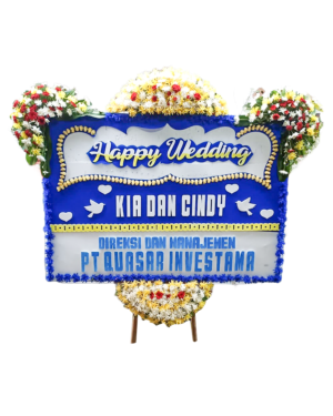 Bunga Papan Wedding - Cirebon 10