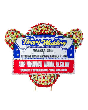 Bunga Papan Wedding - Cirebon 04