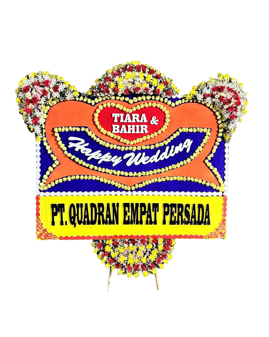 Bunga Papan Wedding - Bandung 09