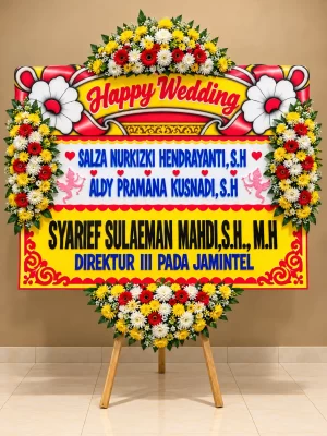 Bunga Papan Wedding - Solo 05