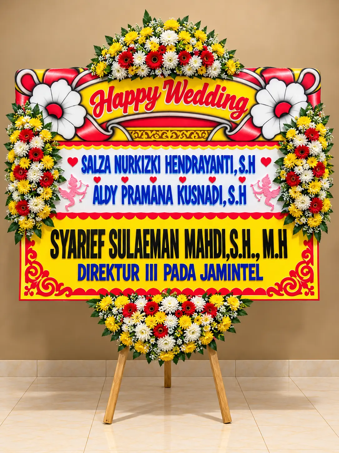 Bunga Papan Wedding - Solo 05