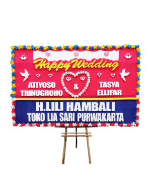 Bunga Papan Wedding - Cirebon 11