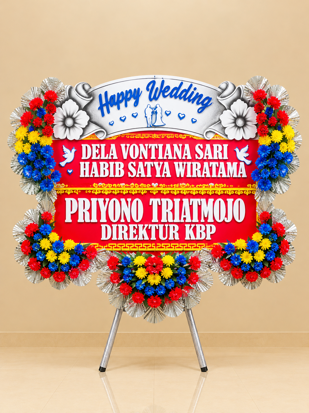 Bunga Papan Wedding - Solo 13