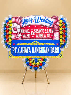 Bunga Papan Wedding - Solo 09