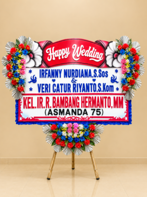 Bunga Papan Wedding - Solo 08