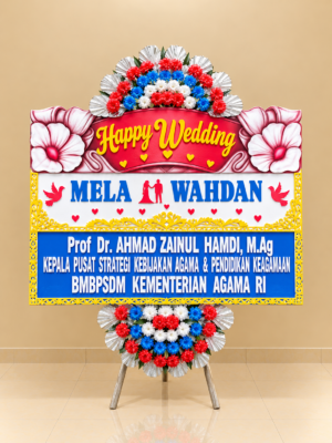 Bunga Papan Wedding - Solo 04