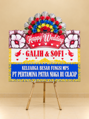 Bunga Papan Wedding - Solo 06
