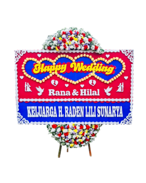 Bunga Papan Wedding - Cirebon 03