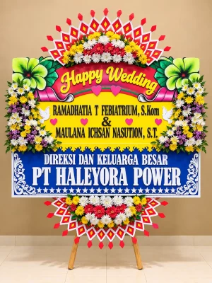 Bunga Papan Wedding - Solo 07