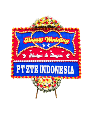 Bunga Papan Wedding - Cirebon 06