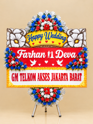 Bunga Papan Wedding - Solo 12
