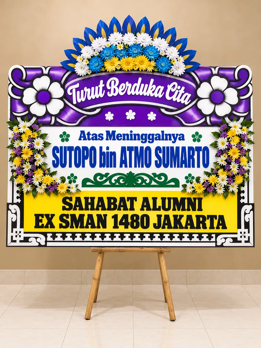 Bunga Papan Dukacita - Solo 01