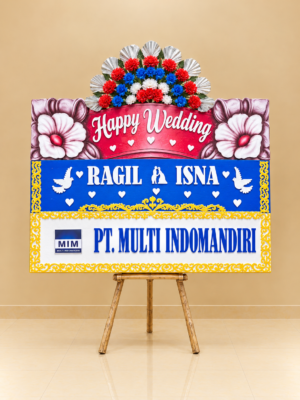 Bunga Papan Wedding - Solo 07