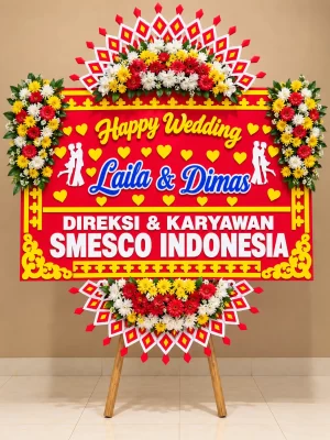 Bunga Papan Wedding - Solo 06