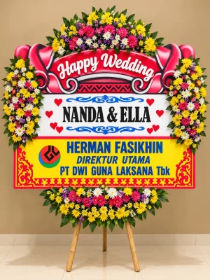 Bunga Papan Wedding - Solo 11