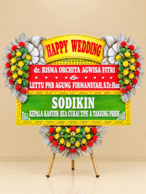 Bunga Papan Wedding - Solo 15