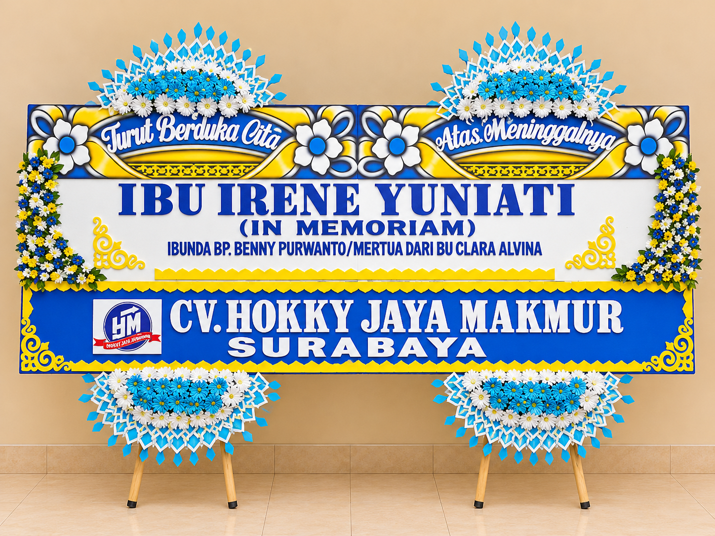 Bunga Papan Dukacita - Semarang 14